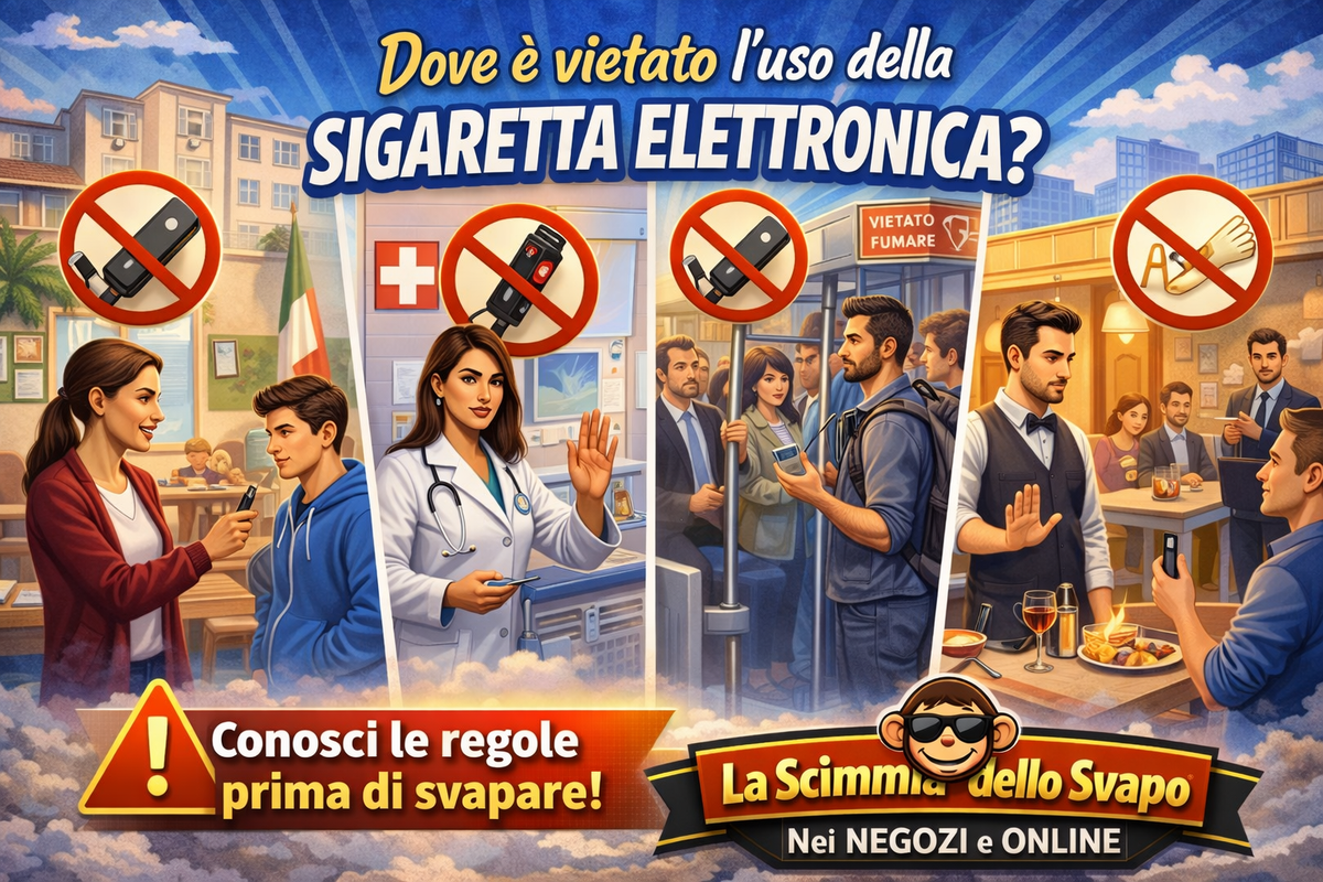 Dove è vietato l’uso della sigaretta elettronica?