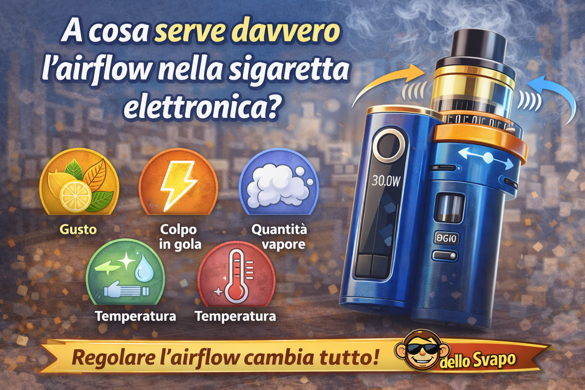 A cosa serve davvero l’airflow nella sigaretta elettronica