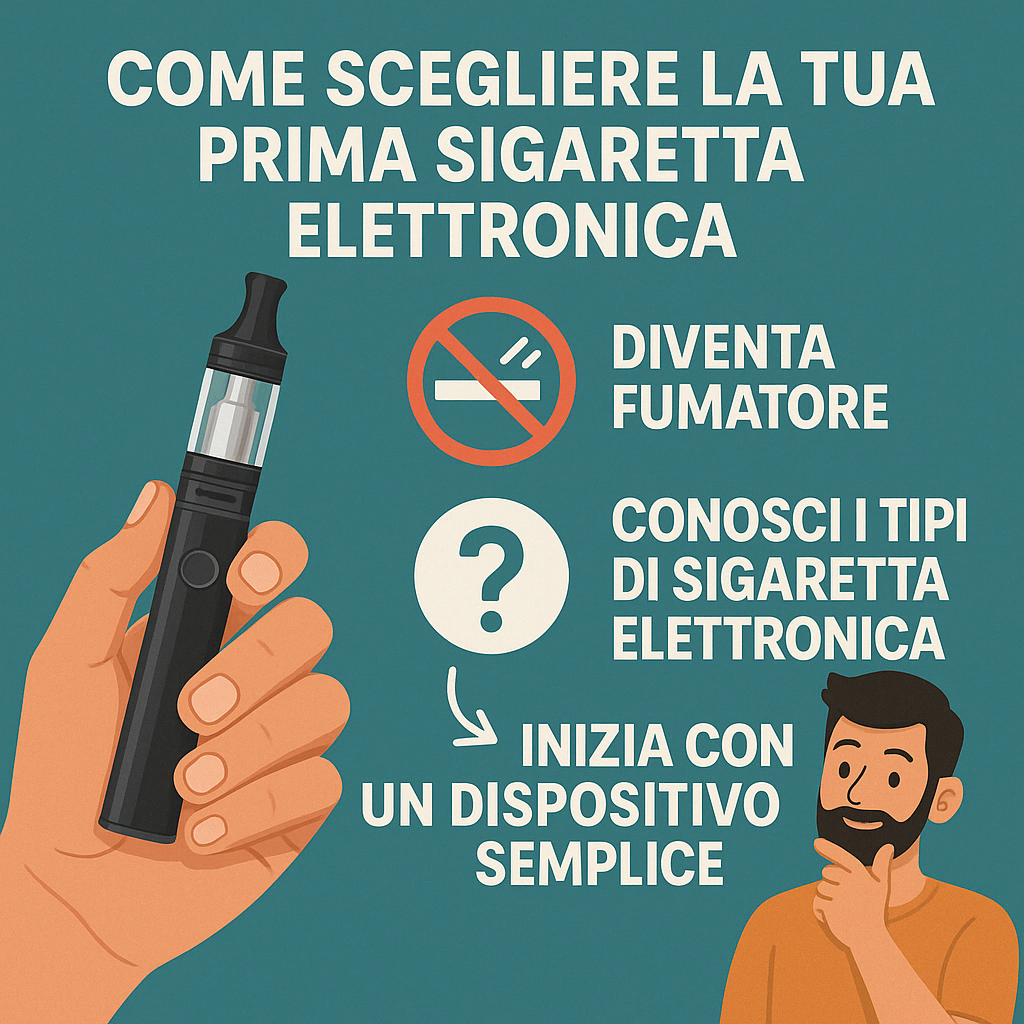Come scegliere la tua prima sigaretta elettronica