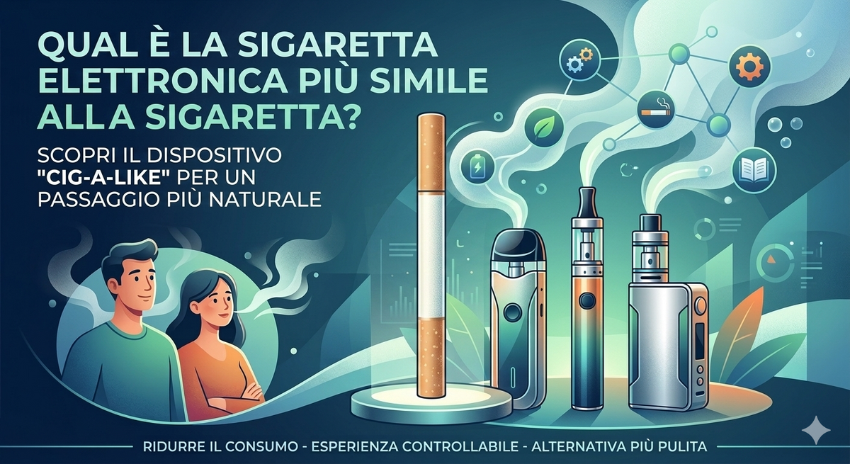 Qual è la sigaretta elettronica più simile alla sigaretta?