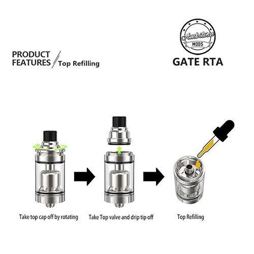 Gate MTL RTA 22mm 3,5ml - Ambition Mods