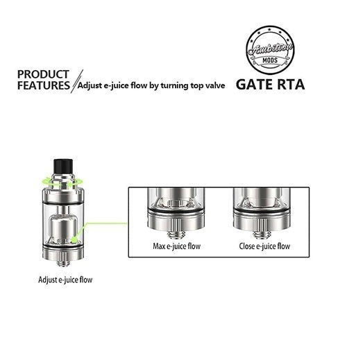 Gate MTL RTA 22mm 3,5ml - Ambition Mods