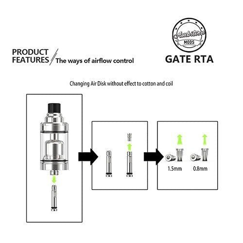 Gate MTL RTA 22mm 3,5ml - Ambition Mods