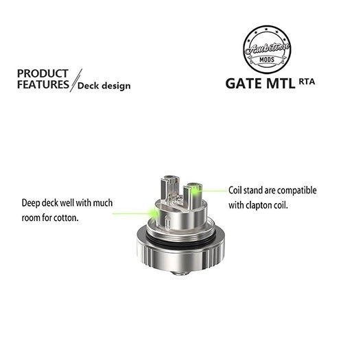 Gate MTL RTA 22mm 3,5ml - Ambition Mods