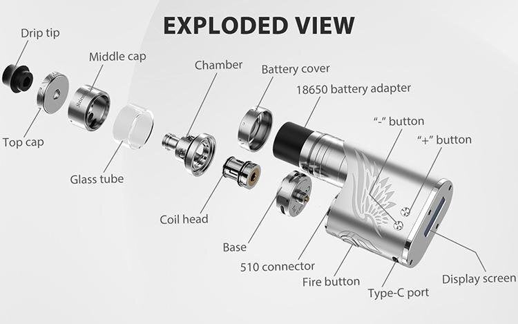 KIT BRUNHILDE SBS 100W (+ATO KRIEMHILD II 4ML) VAPEFLY