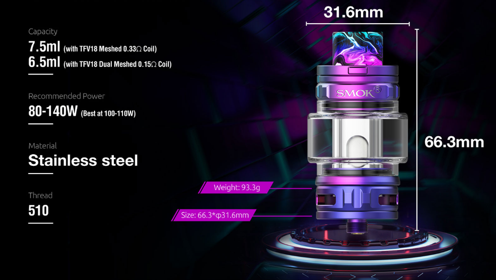 TFV18 7.5ML SMOK