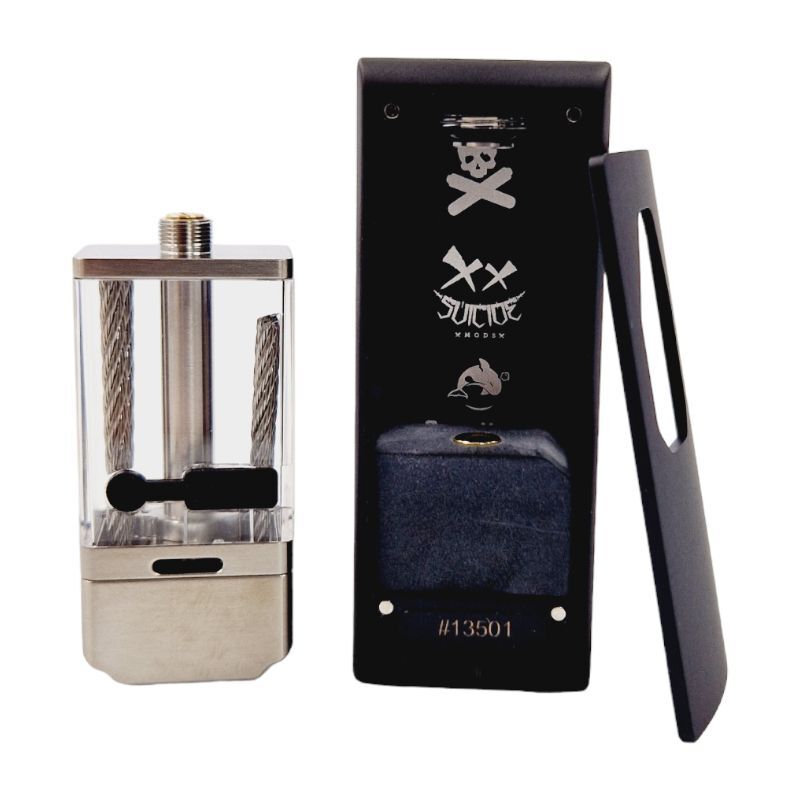 KIT STUBBY AIO +RDTA 8.5ML X-RAY SUICIDE MODS X VAPING BOGAN X ORCA VAPE