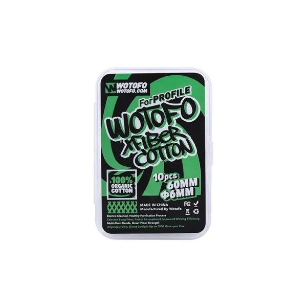 Coton Xfiber 6mm for Profile (10pcs) - Wotofo