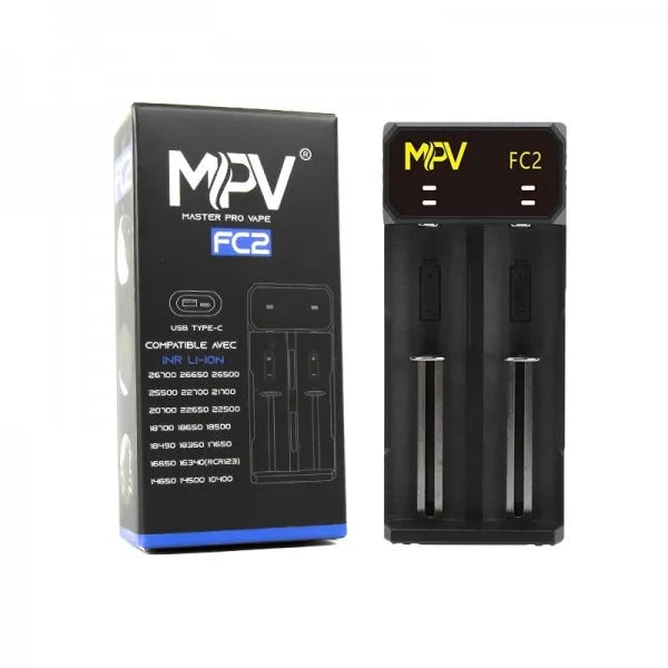Caricabatterie rapido 2 slot FC2 - Master Pro Vape