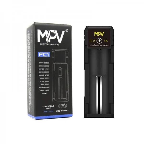 Caricabatterie rapido 1 slot FC1 - Master Pro Vape