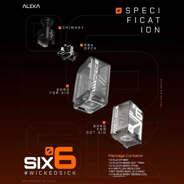The sixt Alexa Six RBA - Inhale