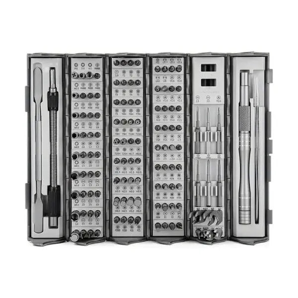 Set di utensili di precisione cilindrici (128 pezzi)