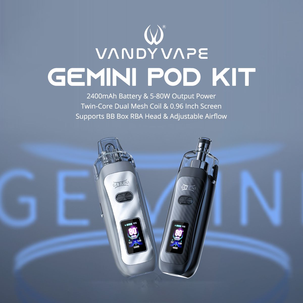 Vandy Vape Gemini Pod Kit 2400mAh
