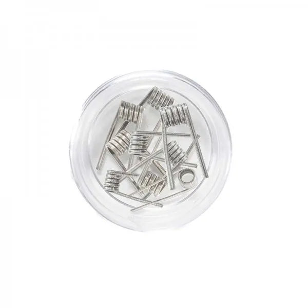 NI80 Triple Core Fused Claptons Coils pre-built (10pcs) - Hellvape