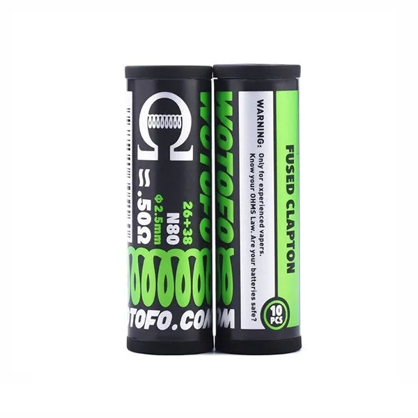 Fused Clapton Coils 26+38G 10pcs - Wotofo