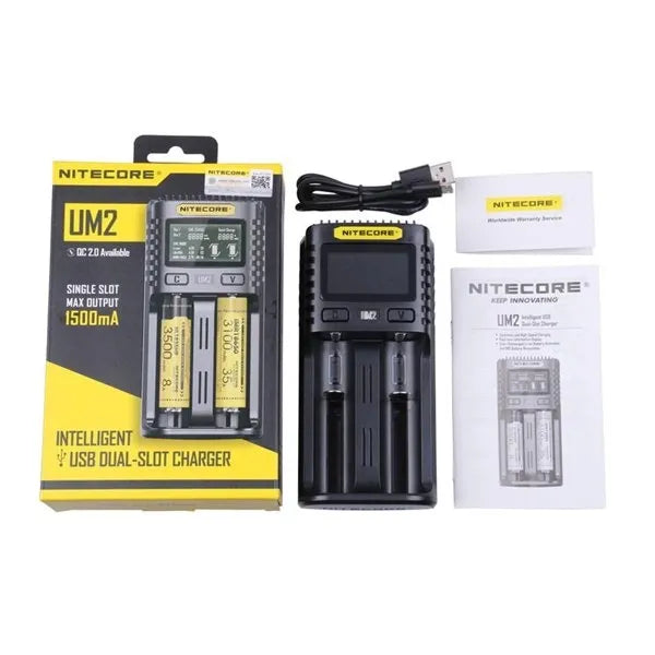 NITECORE CARICABATTERIE UM2 Dual Slot 2A