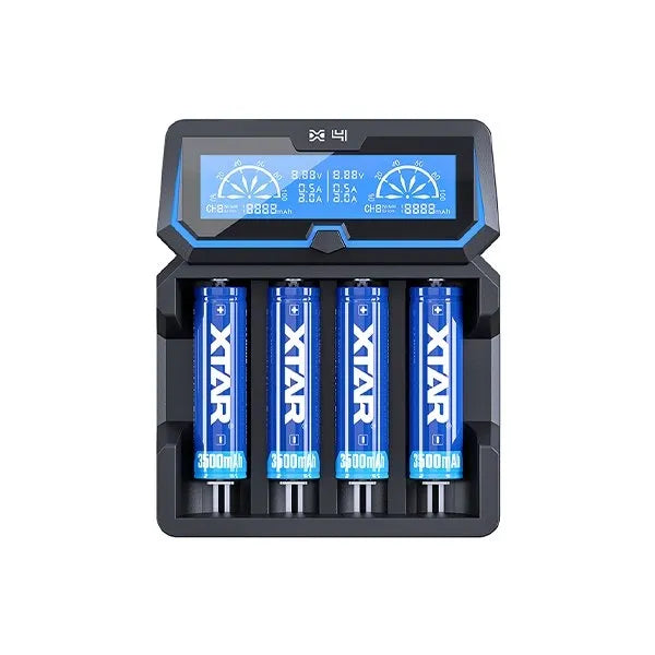 CARICABATTERIE X4 (Extended Version) - XTAR