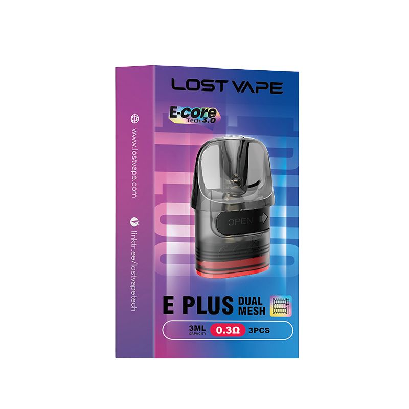 Pod Ricambio Dual Mesh 3ml E-Plus  (3 Pz)- Lost Vape