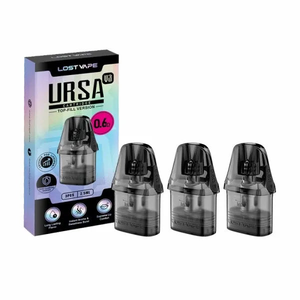 Pod Ursa Nano V3 0.6/0.8/1.0Ω 2.5ml (3pz) - Lost Vape