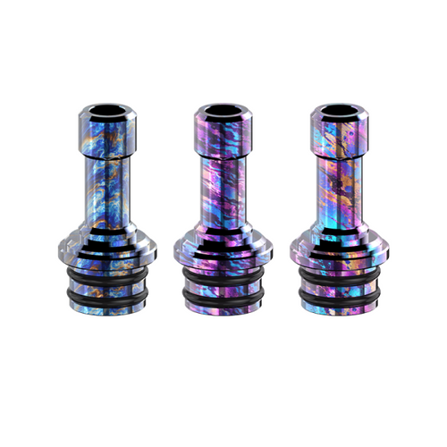510 Drip Tip iDot RBA Thunder Cloud x Monarchy - tre finiture