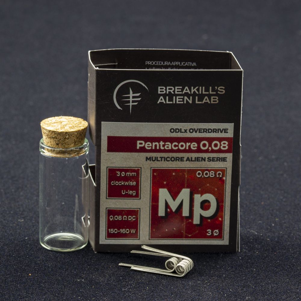 Breakill's Alien Lab - Overdrive ODLx Pentacore 0,08 Ω - 2 pezzi
