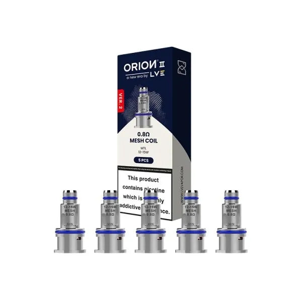 Orion II Pro 0.4/0.6/0.8Ω (5pz) - LVE Resistenze di ricambio
