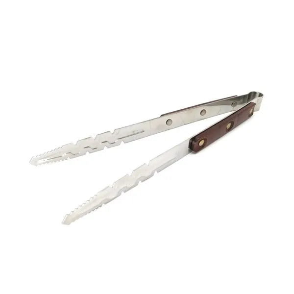 Pinza per carbone con manico in legno – 32,5 cm