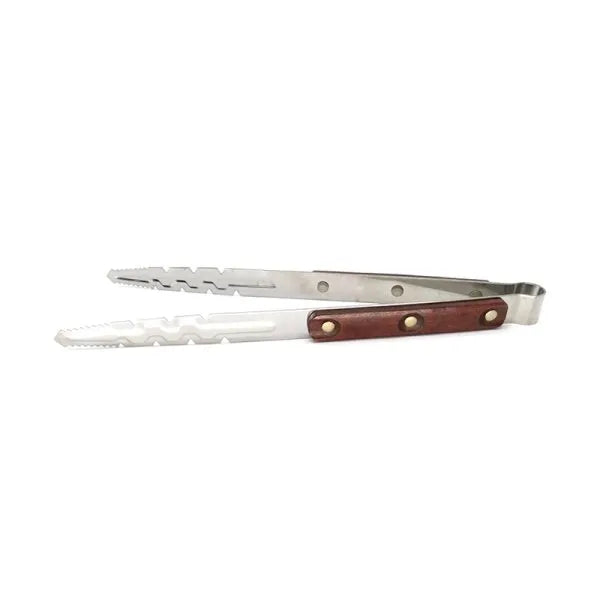 Pinza per carbone con manico in legno – 32,5 cm
