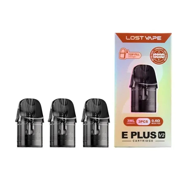 Pod Ricambio E-Plus Pod 3ml V2 (3pz)- Lost Vape