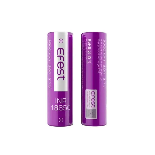 BATTERIA INR 18650 3500mAh 20A (2pz) - Efest