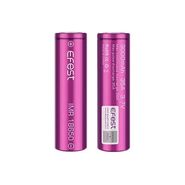 BATTERIA 18650 3000mAh 35A flat top - Efest