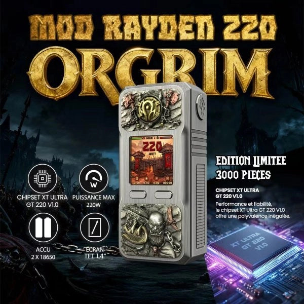 Mod Rayden 220 Orgrim Limited Edition - BD Vape