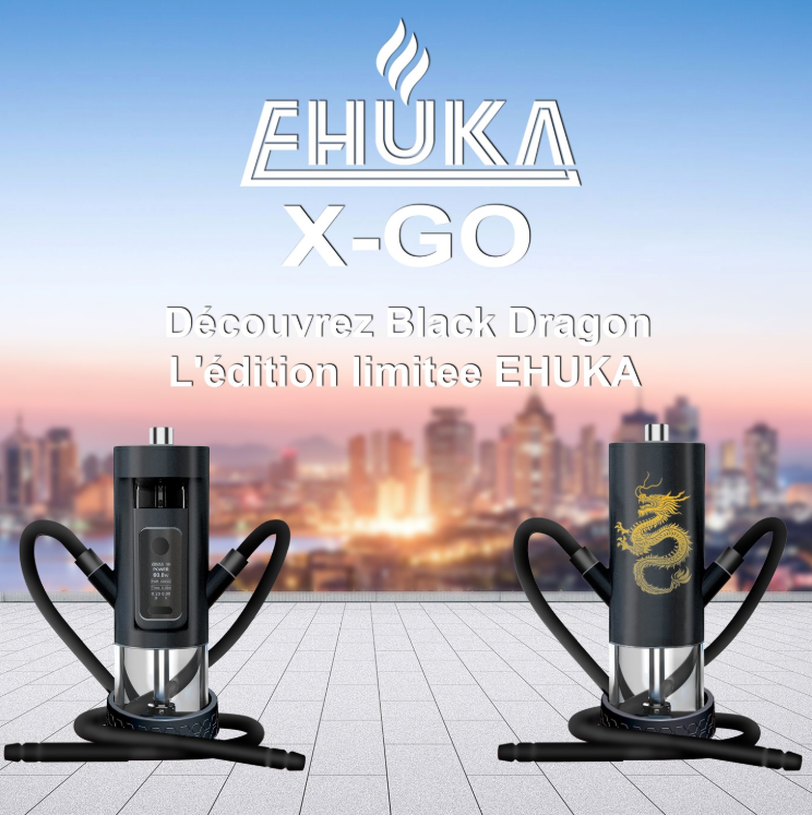 Ehuka X-GO Electronic Shisha 2000mAh 10ml - Narghilè elettronico