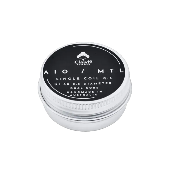 AIO / MTL NI80 0.30Ω (2pcs) – Cloud 9