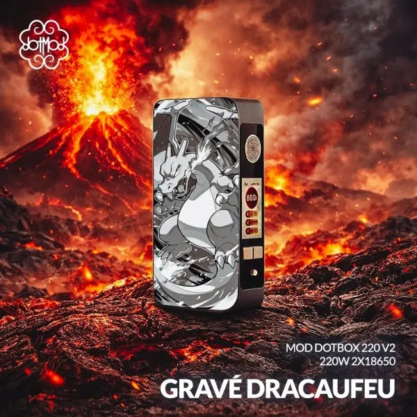 Mod dotBox V2 220W 2x18650 - Dotmod