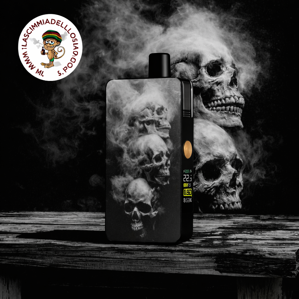 DotPod Max V1.5 5ml 2100mAh Engraved Lost Skull Black - Dotmod