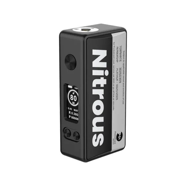 Mod Nitrous Pocket Black Edition 80W 18650 - Mechvape x Nitrous