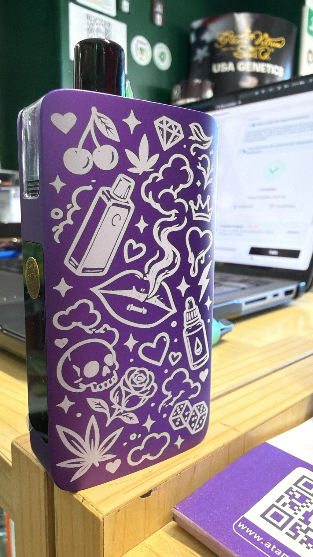 DotPod Max V1.5 Good Vibes Engraved Purple – Dotmod