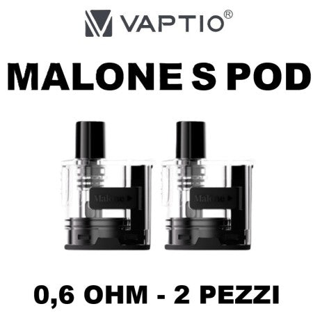 Vaptio Malone S Pod 4 ml 2 pezzi – resistenza 0,6 Ω